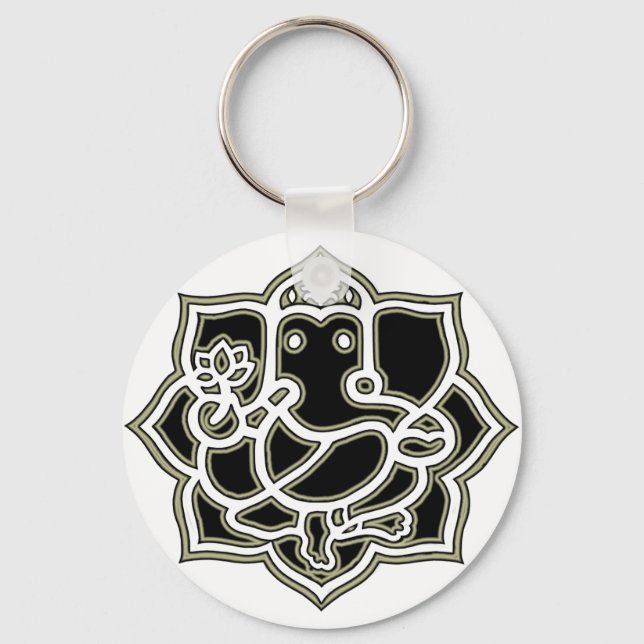 Porte-clés Ganesh le fournisseur de succès (Recto)