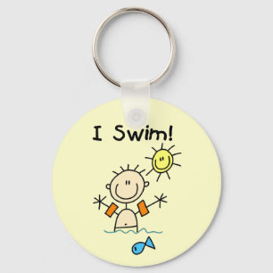 Porte-clés Garçon I Swim T-shirts et cadeaux