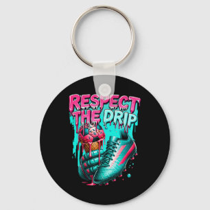 Porte-clés Garçons de dégoulinade de foot Crème glacée Dégoul