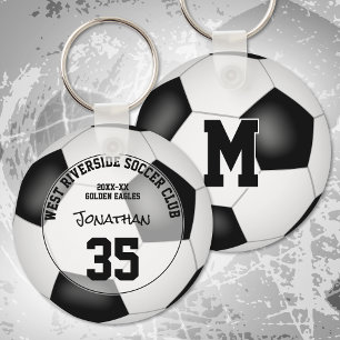 Porte-clés garçons filles équipe de football cadeaux de moins