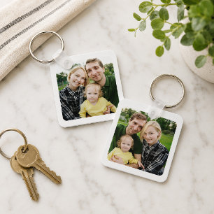 Porte-clés Garde-mémoire personnalisé double face avec deux p