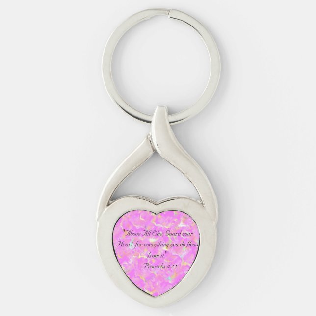 Porte-clés Garde ton Porte - clé du coeur (Devant)
