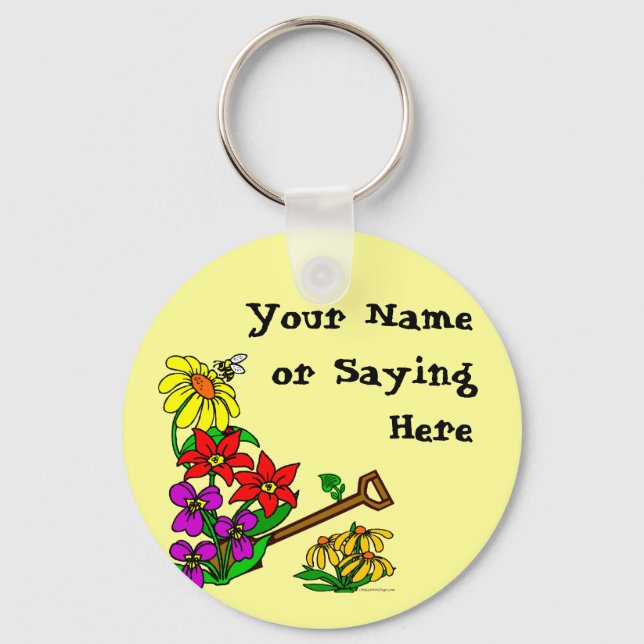 Porte-clés Gardener Personnalisé Dit (Recto)