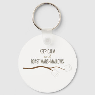 Porte-clés Gardez le calme Marshmallows