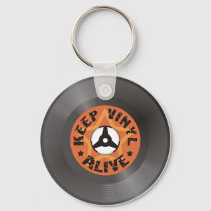 Porte-clés Gardez le vinyle vivant