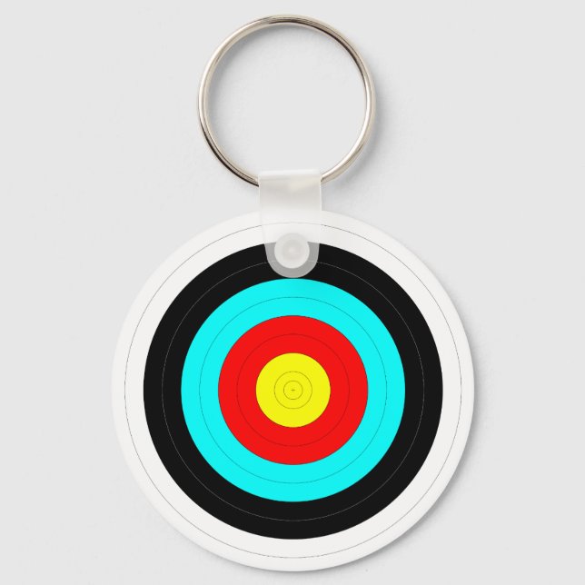 Porte-clés Gardez votre oeil sur la cible - Impression des bu (Recto)