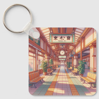 Porte-clés Gare d'Anime Japon des années 90