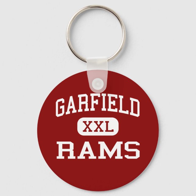 Porte-clés Garfield - Rams - Lycée - Akron Ohio (Recto)