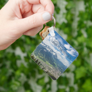 Porte-clés Garmisch-Partenkirchen Bavaria Alpes Panorama Cade