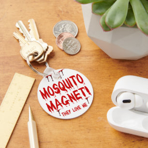 Porte-clés Gaspillage de sang moustique magnétique Ils m'aime