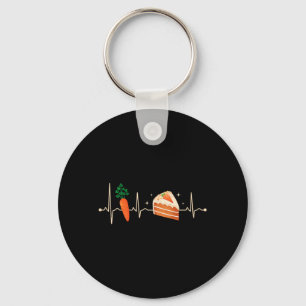 Porte-clés Gâteau Carotte Homme Rythme Cardiaque Boulanger Pâ