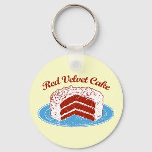 Porte-clés Gâteau de velours rouge