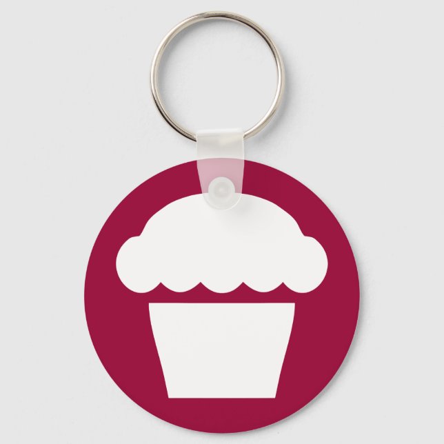 Porte-clés gâteau simple / muffin (Recto)