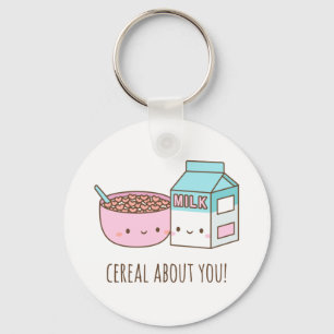 Porte-clés Gâteaux Céréales Mignonnes Pour Ton Amour Pun