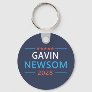 Porte-clés Gavin Newsom 2028 Pour Président