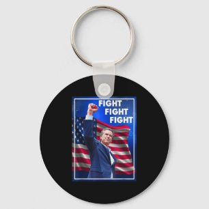 Porte-clés Gavin Newsom Combat Combat Combat, Drôle Sarcastiq