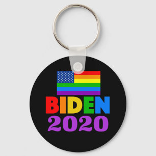 Porte-clés Gay pride Rainbow de Biden 2020