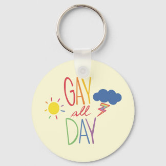Porte-clés Gay toute la journée