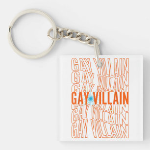 Porte-clés Gay Villain Mème Drôle LGBT Gay pride Lesbian