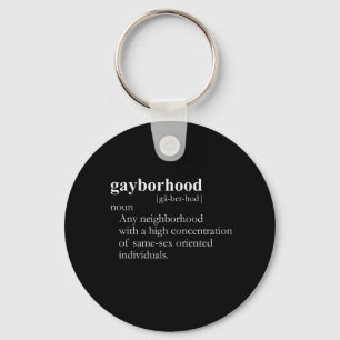 Porte-clés GAYBORHOOD (définition)