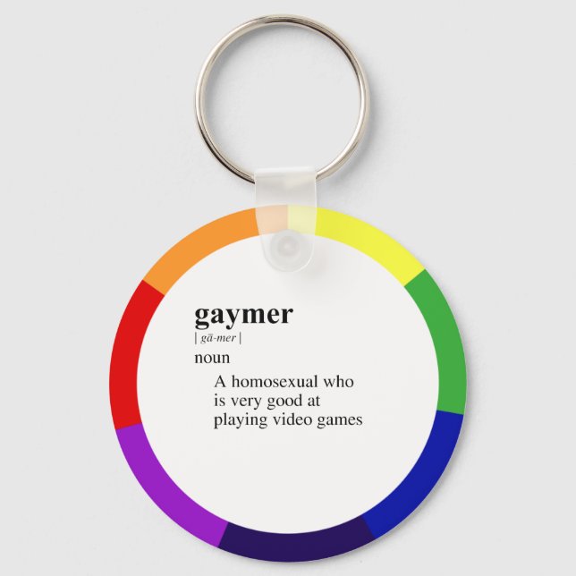 PORTE-CLÉS GAYMER (Recto)