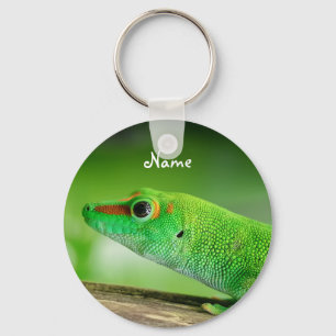 Porte-clés Gecko Géant de la Journée Verte - Phelsuma grandis