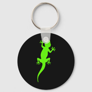 Porte-clés Gecko grimpeur vert funky