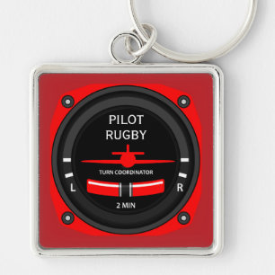 Porte-clés Geek aéronautique pilote
