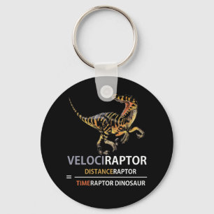 Porte-clés Geek math Dinosaur Velociraptor