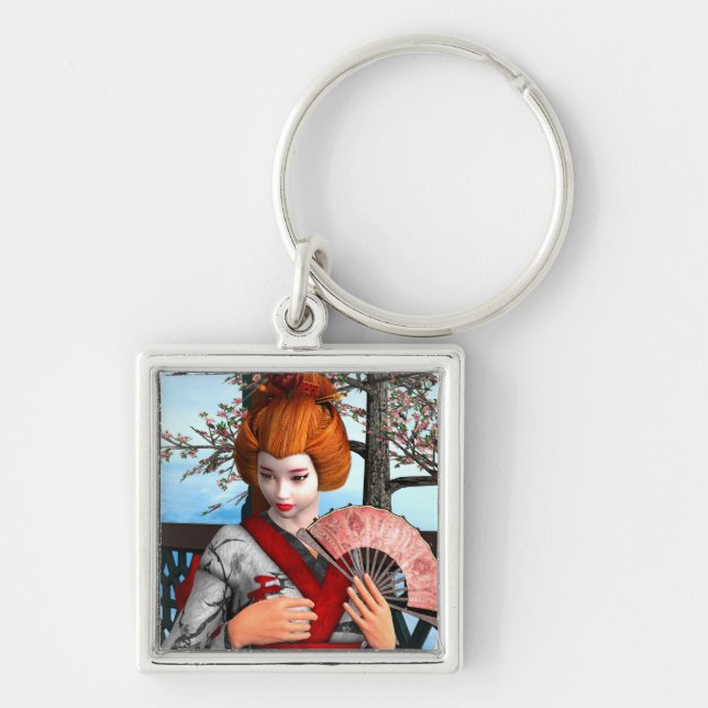 Porte-clés Geisha (Devant)