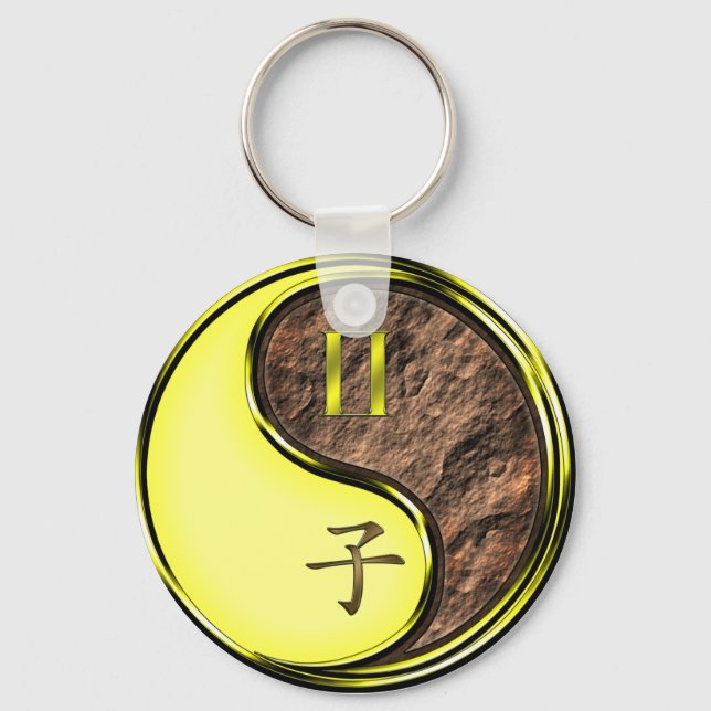 Porte-clés Gemini & Rat de la Terre (Recto)