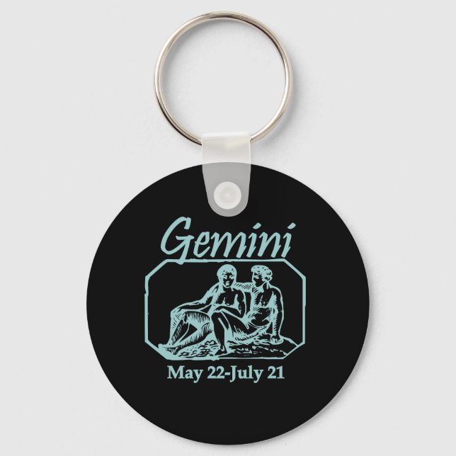 Porte-clés Gemini Turquoise (Recto)