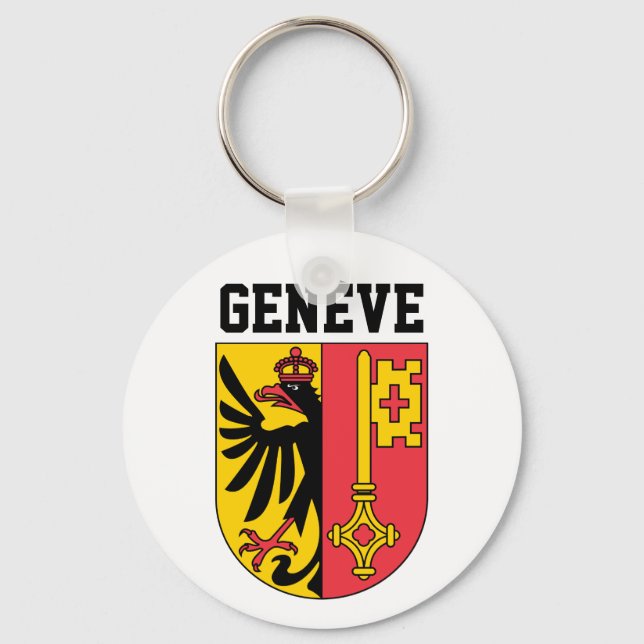 Porte-clés Genève, Suisse - blason (Recto)