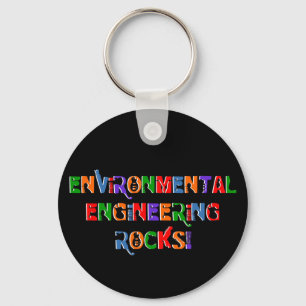 Porte-clés Génie environnemental Rocks Texte