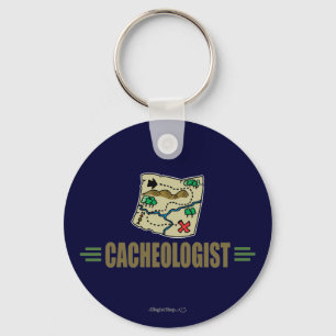 Porte-clés Geocaching humoristique