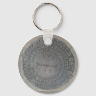 Porte-clés géodésique-enquête-marqueur