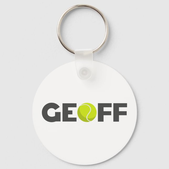 Porte-clés Geoff Tennis (Recto)