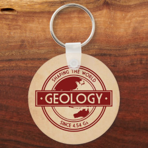 Porte-clés Géologie - Façonner le Logo Mondial (Asie/Australi