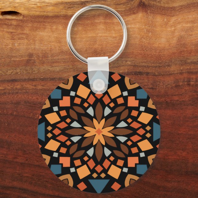 Porte-clés Geometric Harmony (Verso)