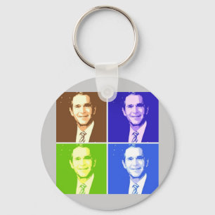 Porte-clés George W Bush Pop Art