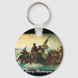 Porte-clés George Washington traversant la rivière Delaware