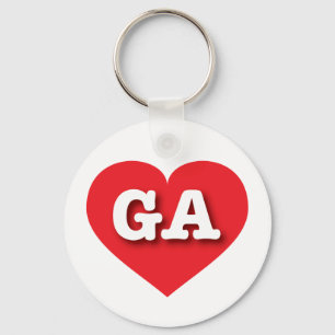 Porte-clés Georgia Red Heart - Big Love