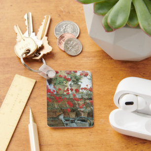 Porte-clés Géraniums par Childe Hassam, Impressionnisme vinta