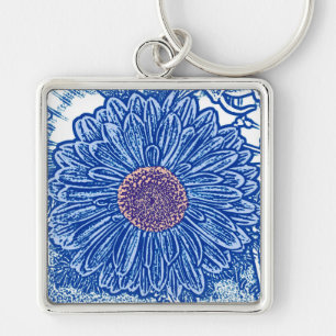 Porte-clés Gerbera Daisy Block