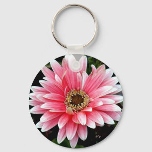 Porte-clés Gerbera rose