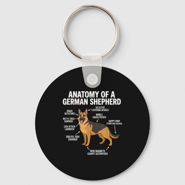 Porte-clés German Shepherd  (Recto)