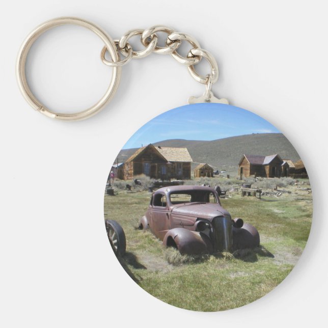 Porte-clés Ghost Town Classic Car Bodie Californie (Devant)