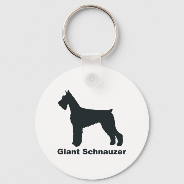 Porte-clés Giant Schnauzer (Recto)