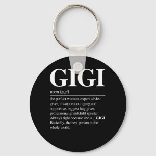 Porte-clés Gigi Definition Grandma Mother Day Gifts Women