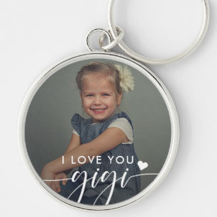 Porte-clés Gigi Je t'aime Élégant Porte - clé photo